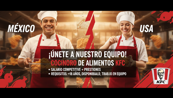 Cocinero de Alimentos en KFC
